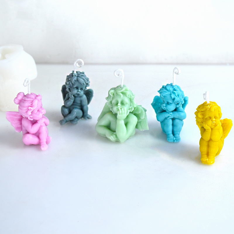 3D Lovely Angel Kids Candle Si - Candle Making For Kids recension och pris