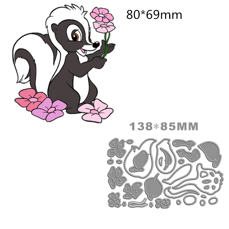 New Cartoon Skunk Girls Metal  - Candle Making For Kids recension och pris