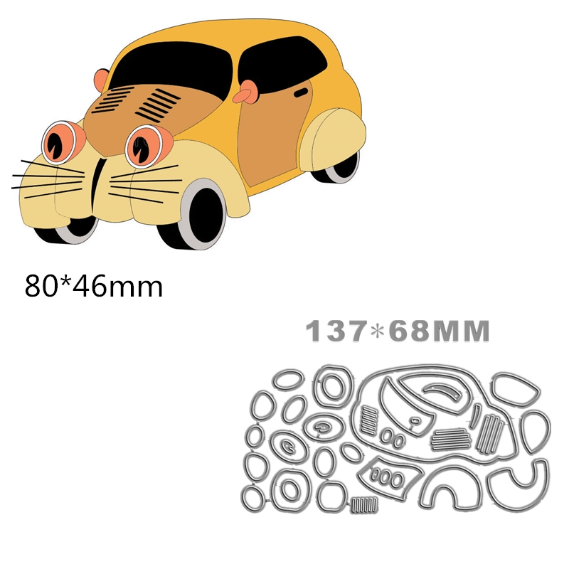New Cartoon Cat Car Metal Cutt - Candle Making For Kids recension och pris