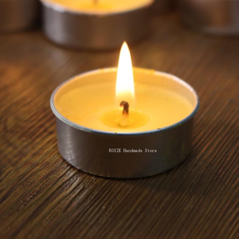 Empty Tea Wax Circular Aluminu - Candle Making Wicks recension och pris