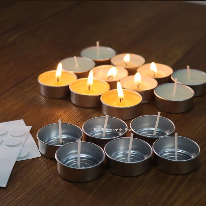 Empty Tea Wax Circular Aluminu - Candle Making Wicks recension och pris