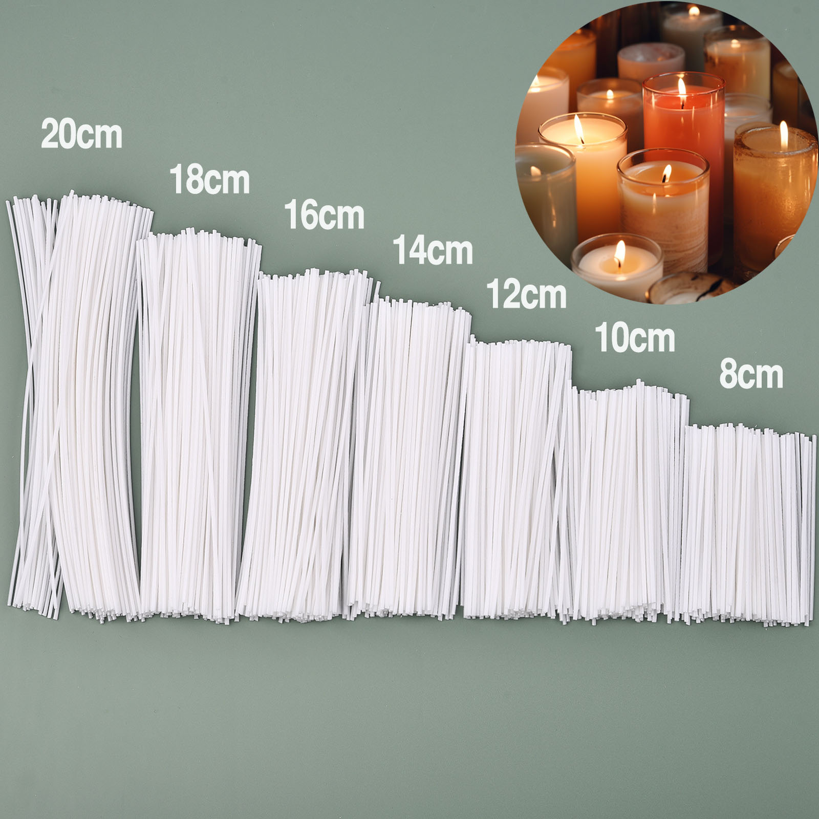 30-100pcs /Set Waxed Cotton Ca - Candle Making Instructions recension och pris