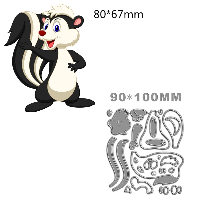 New Cartoon Skunk Boys Metal C - Candle Making For Kids recension och pris