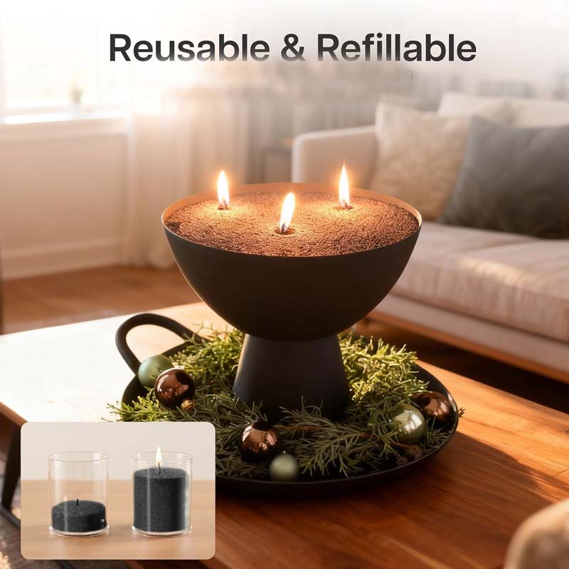Black Candle Sand with Wick, 2 - Candle Making Wicks recension och pris