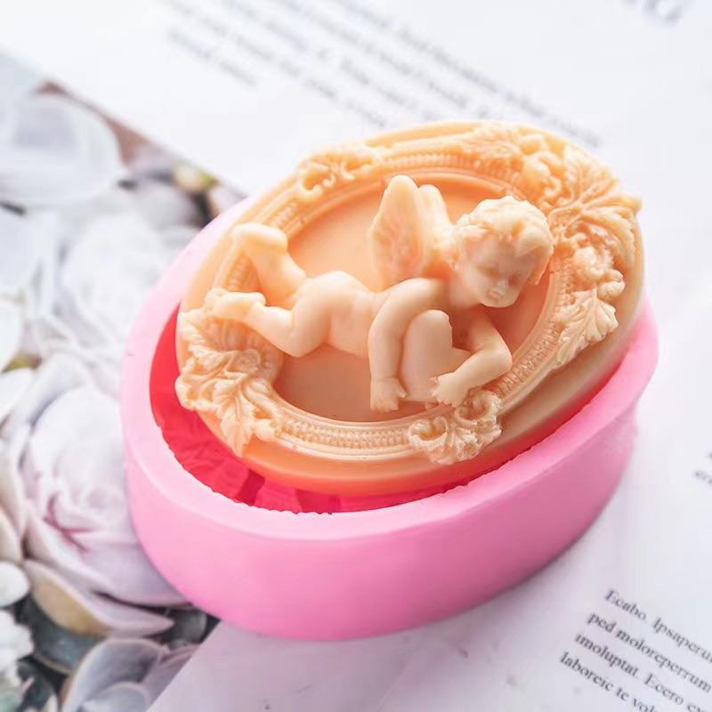 3D Angel Kids Shaped Silicone  - Candle Making For Kids recension och pris