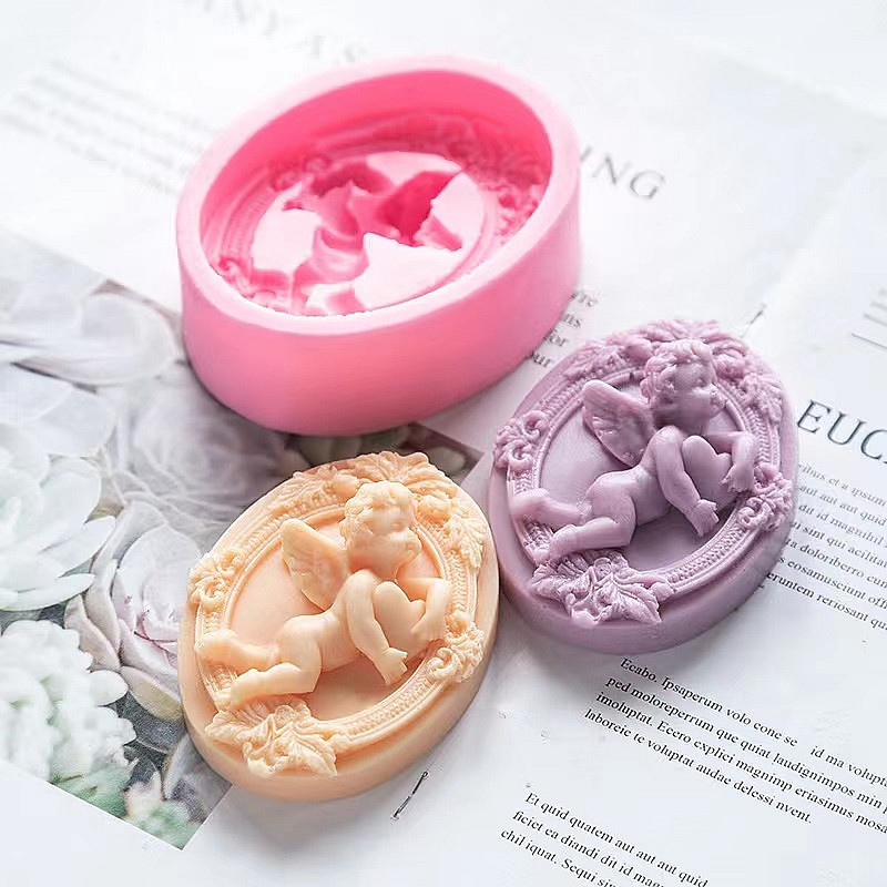 3D Angel Kids Shaped Silicone  - Candle Making For Kids recension och pris